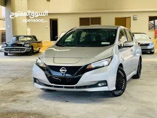  1 نيسان ليف الشكل الجديد  2023 leaf sv plus  60kw
