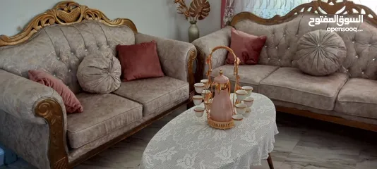  3 كنب مع برادي 3 شبابيك بسعر نار