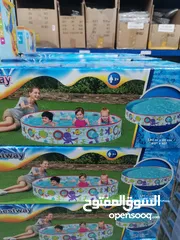  26 بركة سباحة ماركة انتكس نفخ مقاس 260 سم في 175 سم في عمق 56 سم