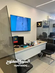  6 مكتب خلو للايجار بمساحة 350 متر طابقين شارع مكة