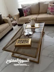  4 طاوله سفره سكوريت وطاولات وسط