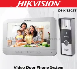  5 انتركوم الفيديو الملون من هايك فيجن DS-KIS202T HIKVISION 7-بوصة