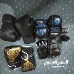  1 قفازات ملاكمة و MMA