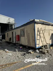  4 كرفانات سكن للعمال (portacabins for labor accomodations)