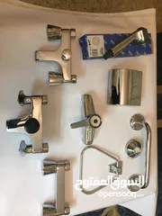  24 4 بطاريات دوش وحمام GROHE  و  KLUDI  المانيه  واكسوارات .
