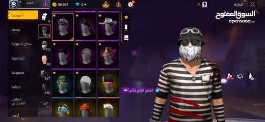  7 حساب فري فاير للبيع ب 25 دينار