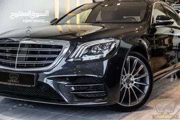  6 Mercedes S320 2018 Amg kit   السيارة وارد الشركة و قطعت مسافة 40,000 كيلو متر فقط