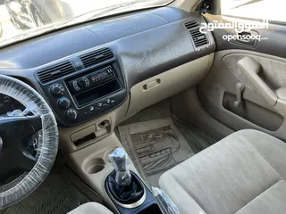  12 هونــدا سيفيـــك بنــزيـن اصلـــي 2003 مميـــزة جـــداً للبيـــع بسعـــر مغــري كـاش او اقســـاط