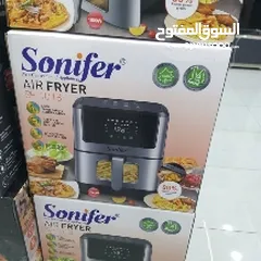  4 قلايات هوائيه باحجام مختلفه ونوعيات مختلفه