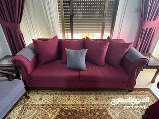  7 طقم كنب مع مفردتين