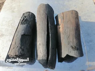  1 فحم سمر عماني و حطب سمر عماني ومخلفات الفحم