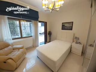  2 شقة مفروشة للايجار ثلاث غرف نوم مع حديقة في الرابية