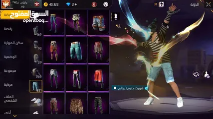  8 حساب فري فاير نادر للبيع