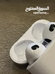  2 سماعة Airpods 3 كوبي ماستر طبق الاصل استعمال شهر مع علبتها