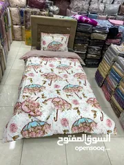  7 لحاف مفرد معرق والعاب  قماش باكستاني تفصيل   لحاف مفرد بعده الوان مشكل