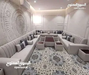  5 جلسات خليجة 16 مقعد تفصيل جميع الجلسات حسب الطلب والقياس مفروشات ماسة لاتردد بل اتصال والحجز
