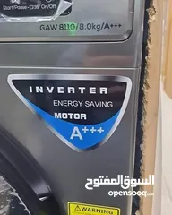  3 غسالة جنرال ديلوكس 8 كيلو 1400 دورة  موديل 2025 فل انفرتر