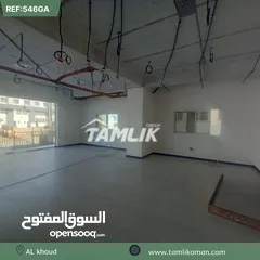  4 Showrooms area for Rent in AL khoud  REF 546GA
