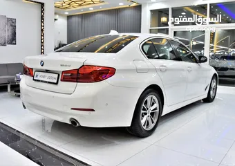  4 BMW 520i ( 2019 Model ) in White Color GCC Specs