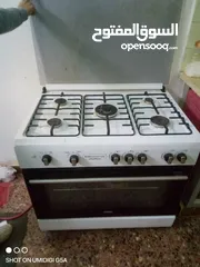  1 فرن غاز رومو انترنتشونال مستعمل اقل من سنه