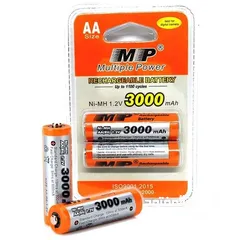  1 بطارية شحن قلم AA نوع MP  3000MAH  جوز