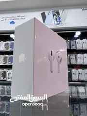  4 Apple AirPods 4 (NEW 2024) سماعات ابل الجديدة كليا ابل ايربودز 4 الاصلية جديدة مسكرة بالكرتونة