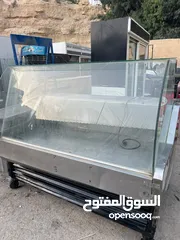  1 ثلاجة عرض دلي قياس متر وستين شغاله مية بالمية فحص تبريد ممتاز ثلاجة دلي ثلاجة بطح ثلاجة البان براد