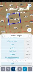  2 للبيع قطعة أرض 965 م في الجيزه منطقه شاليهات اللوحه 14