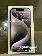  5 والحاله فوق الممتازه الحمدللهiPhone 15 pro 256gb battery health 97