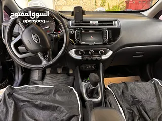  4 كيا ريو 2015   مطور 1400تيربو  السيارة ديزل