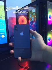  1 iPhone X  64GB  رمادي مش مغير اشي التلفون نظيف للبيع او للبدل على شاشة Pc