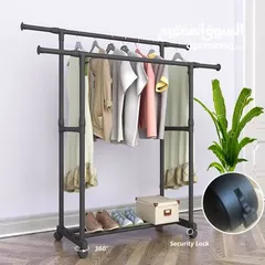  1 Clothes hanging shelves for mens and womens with holding 60kg cap.