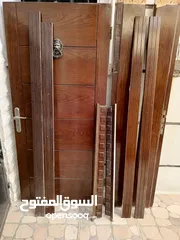  1 باب خشب قشرة بلوط  قياس متر