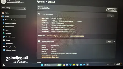  1 laptop hp 256 ssd AMD