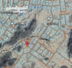  2 ارض سكنية للبيع في العامرات المحج الأولى بالقرب من مسجد الإيمان بكافّة الخدمات