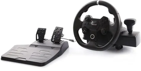  4 ستيرنغ ويل مقود سواقة مع بريكات لأجهزة الـ PC و البلايستيشن AP7 Steering