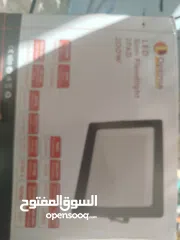  3 كشاف ليد 200 واط مع حساس للاضائة