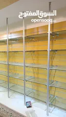  1 متوفر نظام كاميرات كامل رفوف خشب رفوف زجاج سلات عرض سلات زبائن اجهزة باركود