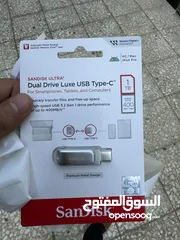  3 SanDisk Ultra Dual Drive Luxe Type-C + Type-A 400MB/s