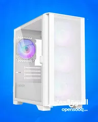  2 Montech Air 100 ARGB All White Gaming Case - كيس جيمينج باللون الابيض !