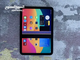  1 ايباد ميني 6 الشاشه بها خط بالعرض