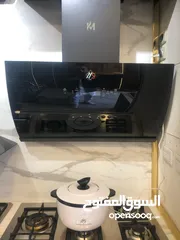  2 شفاطات مطبخ شفاط الشبح الذكي الأنيق الحديث سيكوريت أسود يعمل بالإشارة أو متحدث حرق سعر (90)د فقط