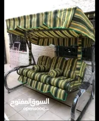  2 عررررض  خااااص  فرش كامل للمرجيحة  قماش وقطن نخب أول 3 مقاعد 3 ظهور 2 مساند + الشمسية ( المظلة