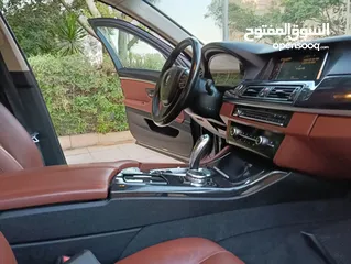  14 BMW 520i Base Model 2016 155,000km صيانات كامله بمركز معتمدTurbo 2000CC I4 184 HP 180 Parking Camera