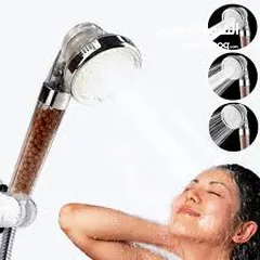  14 دش التورمالين لتقويه ضغط الماء 3 حركات دوش حمام مقوي ضغط الماء