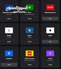  3 حساب Epic Games مميز  284 لعبة + 152 سكن Fortnite + (1200 V-Bucks )