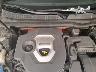  14 كيا مميز هايبرد وارد كوريا بحال الوكاله دهان الوكاله خاليه من الحوادث Kia K5 Hybrid 2014