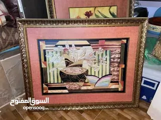  8 براويز بأشكال متعدده حجم كبير ممتاز للديكور وارد من الإمارات العربية المتحدة.