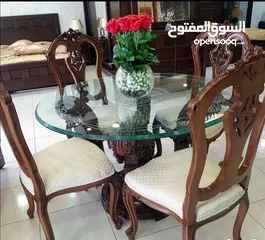  6 طاولة سفرة 6كراسي