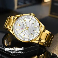  5 ساعات يد رجالي CURREN  المضيئة
